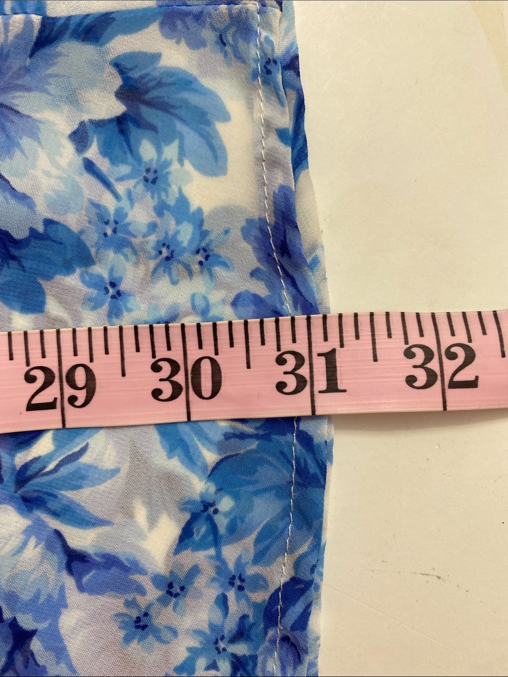 Show Me Your MuMu Floral Mini Dress Blue/White Flowy Lined Party Feminine - Picture 12 of 13